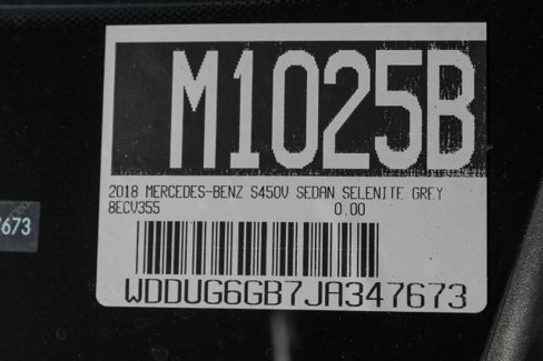 Used 2018 Mercedes-Benz S 450 Sedan image 2