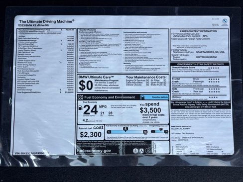 Used 2023 BMW X3 xDrive30i w/ Convenience Package image 35