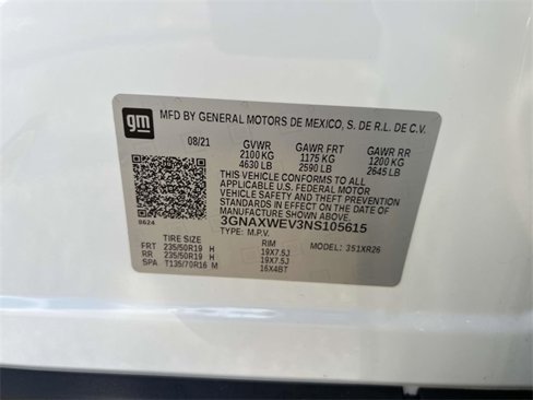 Certified 2022 Chevrolet Equinox RS image 21