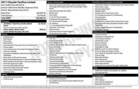 Used 2017 Chrysler Pacifica Limited image 6