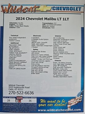 Used 2024 Chevrolet Malibu LT image 27