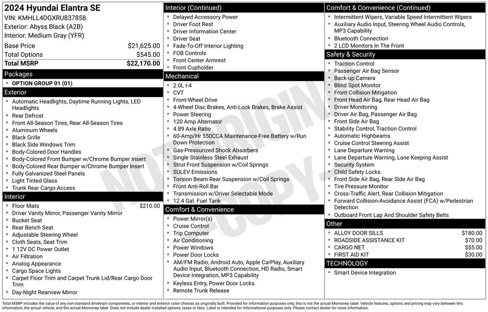 Certified 2024 Hyundai Elantra SE image 35