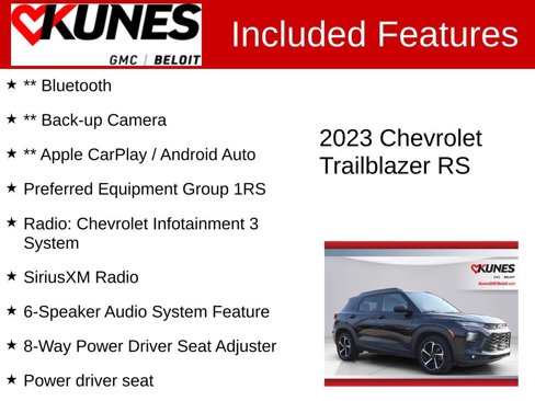 Used 2023 Chevrolet TrailBlazer RS image 2