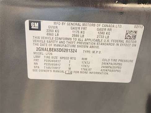 Used 2013 Chevrolet Equinox LS w/ LPO, Protection Package image 21