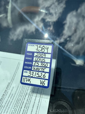 Used 2009 Lexus ES 350 image 17