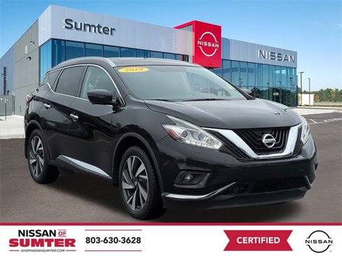 Certified 2018 Nissan Murano Platinum image 1
