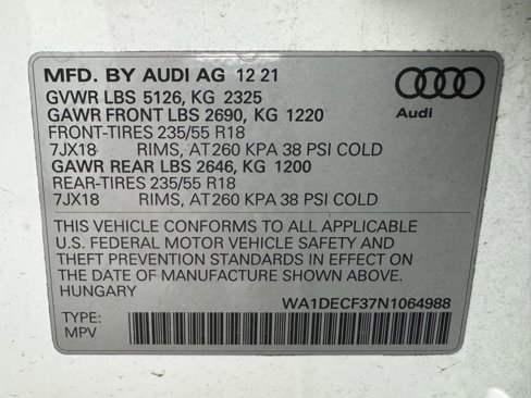 Used 2022 Audi Q3 2.0T Premium image 71