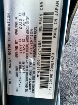 Used 2015 MAZDA MAZDA6 Sport image 25