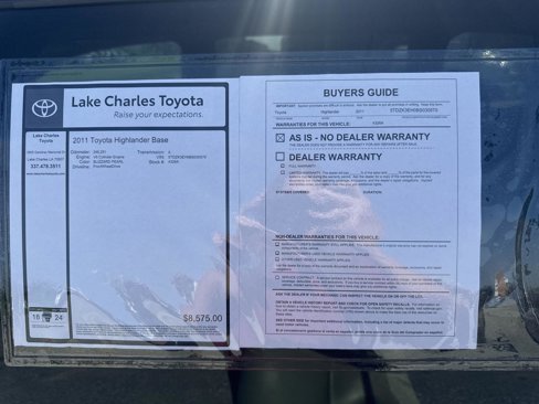 Used 2011 Toyota Highlander 2WD image 18
