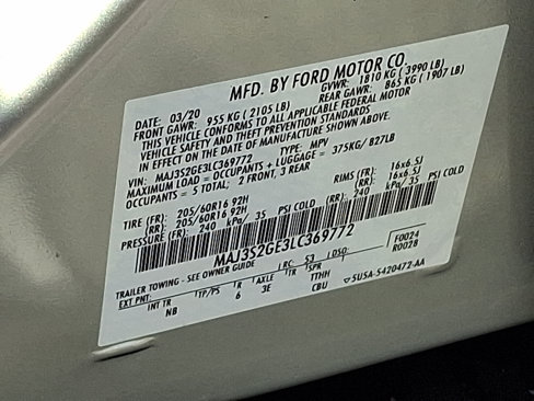 Used 2020 Ford EcoSport SE w/ SE Convenience Package image 27