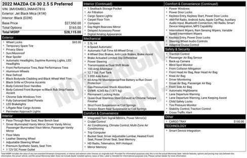 Certified 2022 MAZDA CX-30 AWD 2.5 S w/ Preferred Package image 4