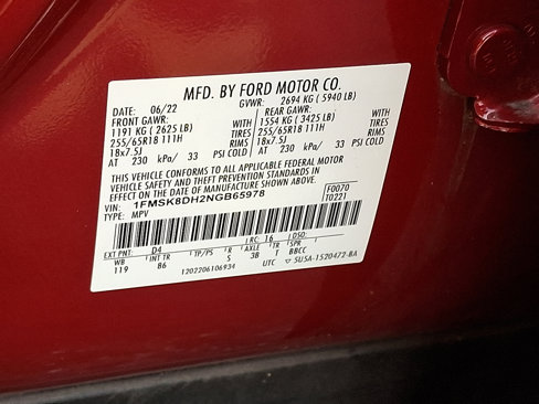 Certified 2022 Ford Explorer XLT image 28