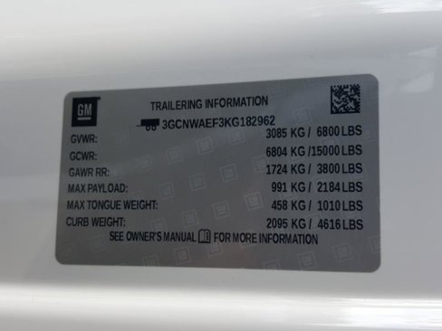 Used 2019 Chevrolet Silverado 1500 W/T image 20