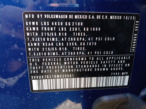 Used 2024 Volkswagen Taos SE image 30