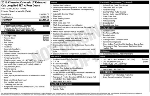 Used 2016 Chevrolet Colorado LT w/ LT Convenience Package image 5