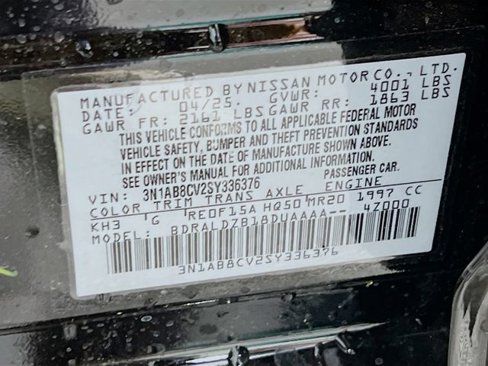 New 2025 Nissan Sentra SV w/ All-Weather Package image 25