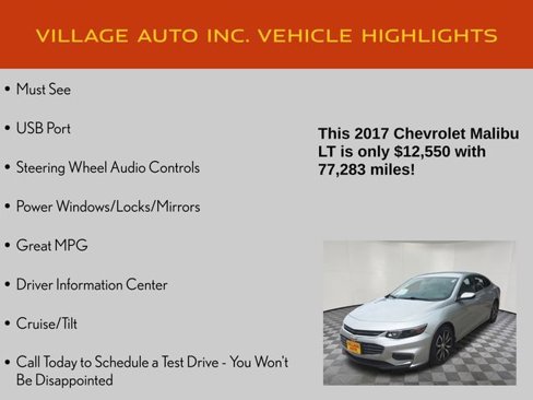 Used 2017 Chevrolet Malibu LT w/ Leather Package image 7