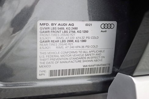 Used 2021 Audi Q5 2.0T Premium Plus w/ Premium Plus Package image 37