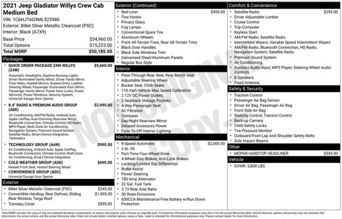 Used 2021 Jeep Gladiator Willys image 6