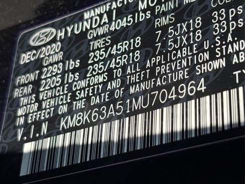Used 2021 Hyundai Kona Night w/ Cargo Package image 16