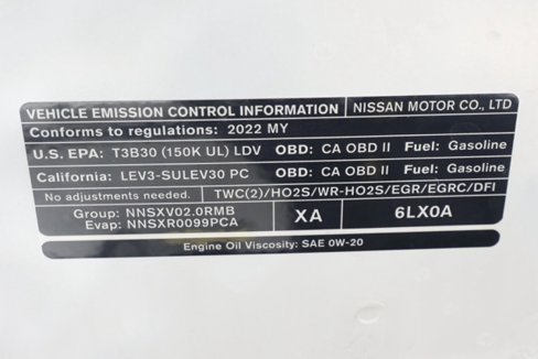 Used 2022 Nissan Sentra S w/ Trunk Package image 31