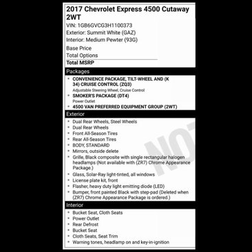 Used 2017 Chevrolet Express 4500 Extended image 33