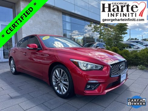 Certified 2022 INFINITI Q50 Luxe w/ Cargo Package image 1