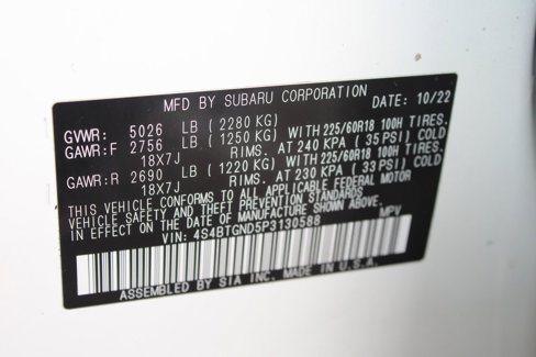 Used 2023 Subaru Outback Limited XT image 63