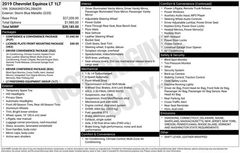 Used 2019 Chevrolet Equinox LT image 3