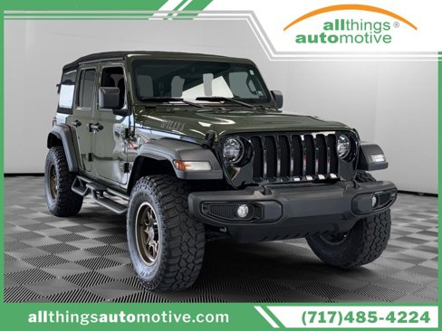 Used 2021 Jeep Wrangler Unlimited Sport image 1