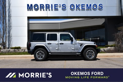 Used 2020 Jeep Wrangler Unlimited Sahara w/ LED Lighting Group image 1