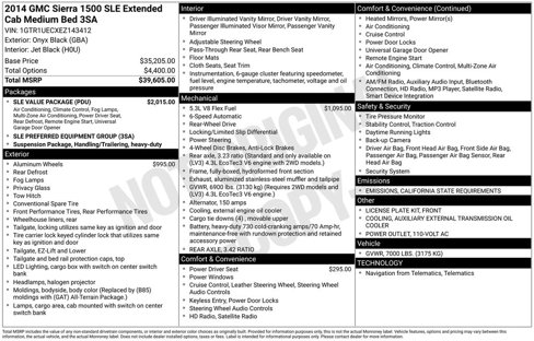 Used 2014 GMC Sierra 1500 SLE w/ SLE Value Package image 2