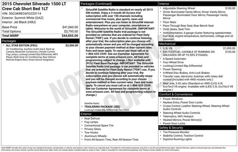 Used 2015 Chevrolet Silverado 1500 LT w/ All Star Edition image 4