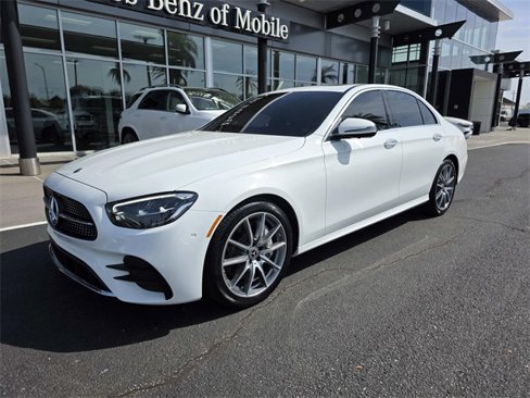Used 2022 Mercedes-Benz E 350 Sedan w/ AMG Line Exterior image 2