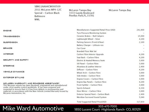 Used 2012 McLaren MP4-12C Coupe image 10