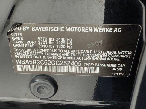 Used 2016 BMW 535i xDrive Sedan image 37