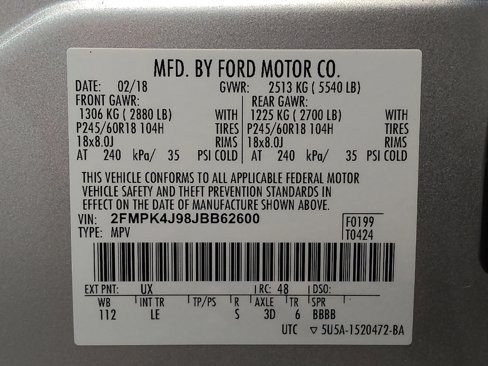Used 2018 Ford Edge SEL w/ Equipment Group 201A image 33