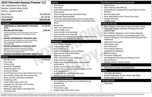 Used 2023 Chevrolet Equinox Premier image 42