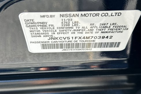 Used 2004 INFINITI G35 x Sedan image 31