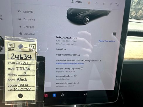Used 2020 Tesla Model 3 Long Range image 3