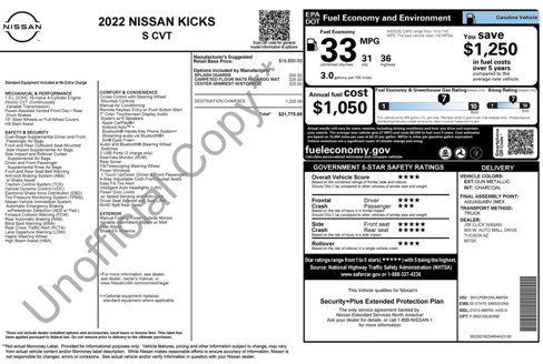 Used 2022 Nissan Kicks S image 4