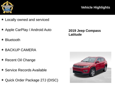 Used 2019 Jeep Compass Latitude image 2