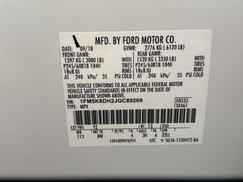 Used 2018 Ford Explorer XLT w/ Equipment Group 202A image 29