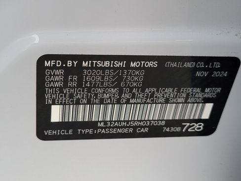 New 2024 Mitsubishi Mirage ES image 31