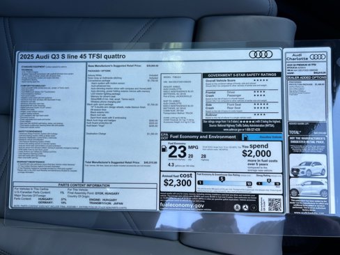 New 2025 Audi Q3 2.0T Premium image 33