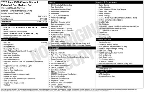 Used 2020 RAM 1500 Classic Warlock image 27