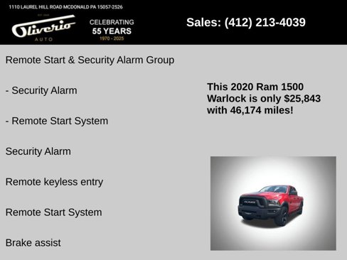 Used 2020 RAM 1500 Classic Warlock image 5