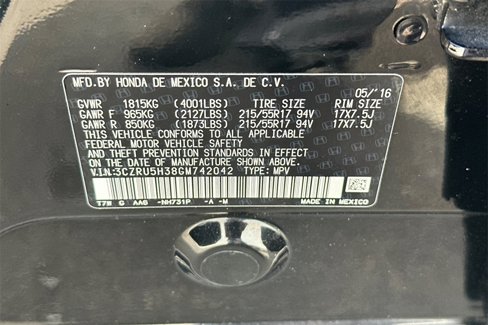 Used 2016 Honda HR-V LX image 34