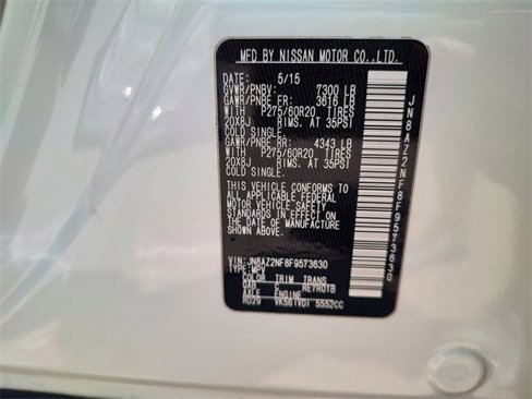 Used 2015 INFINITI QX80 2WD w/ Driver's Assistance Package image 38