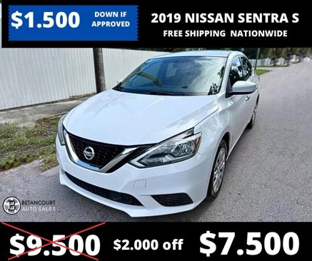 Used 2019 Nissan Sentra S image 2